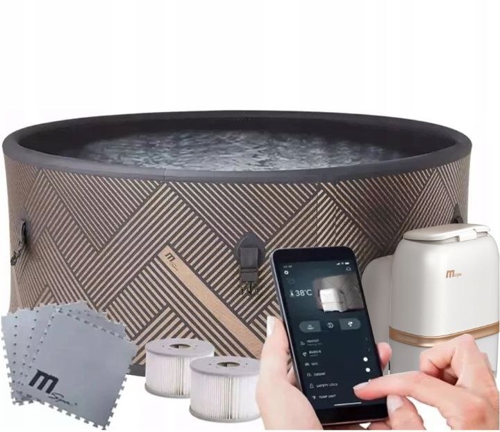 dmuchane spa basen z hydromasaŻem relaks podgrzewana woda mono eco wifi 6os dmuchane spa basen z hydromasaŻem relaks podgrzewana woda mono eco wifi 6os