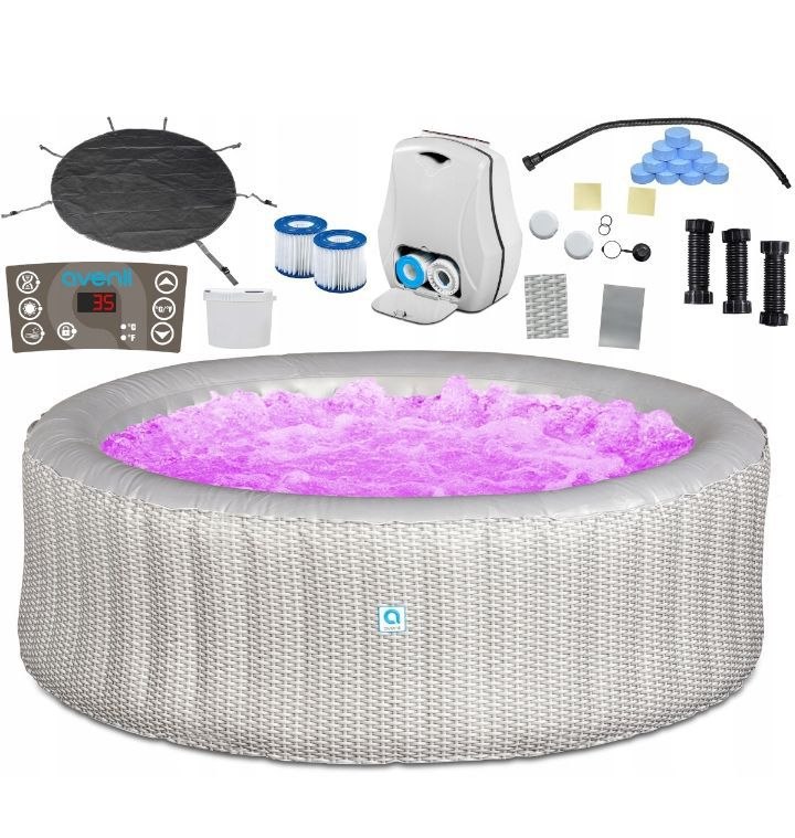 dmuchane spa basen ogrodowy avenli 6 osÓb hydromasaŻ + pokrywa 2 kolory dmuchane spa basen ogrodowy avenli 6 osÓb hydromasaŻ + pokrywa 2 kolory