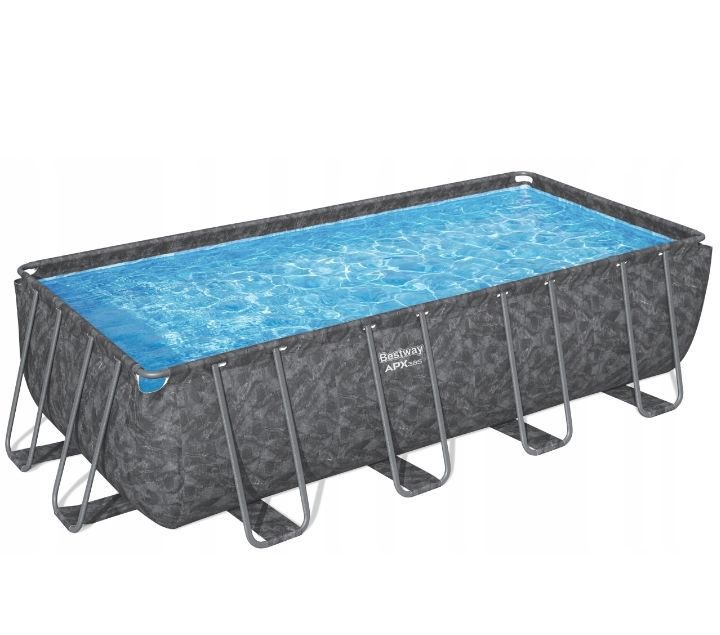 basen ogrodowy stelaŻowy duŻy prostokĄtny bestway 549x274x132cm rodzinny basen ogrodowy stelaŻowy duŻy prostokĄtny bestway 549x274x132cm rodzinny