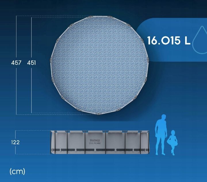 basen stelaŻowy ogrodowy okrĄgŁy rodzinny 457x122cm bestway 11w1 basen stelaŻowy ogrodowy okrĄgŁy rodzinny 457x122cm bestway 11w1