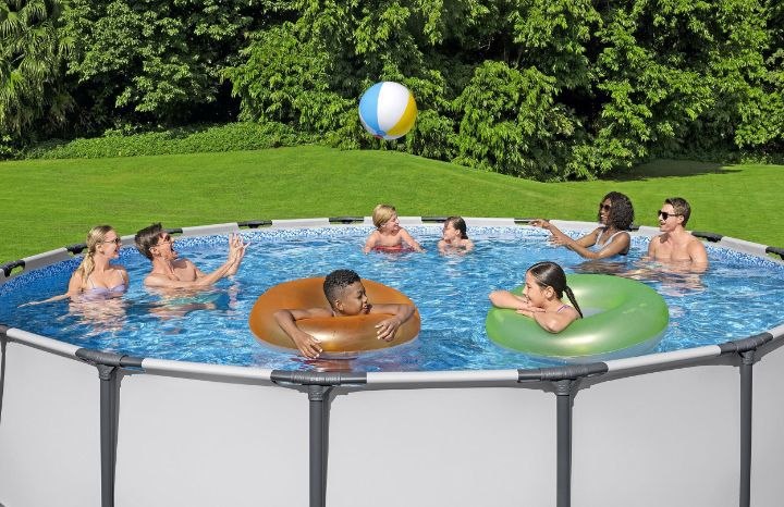 basen stelaŻowy ogrodowy okrĄgŁy rodzinny 457x122cm bestway 11w1 basen stelaŻowy ogrodowy okrĄgŁy rodzinny 457x122cm bestway 11w1