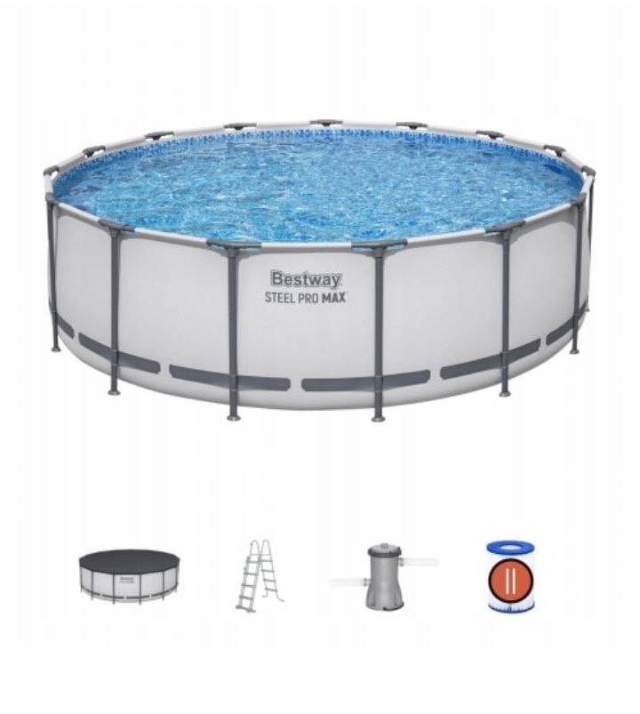 bestway 5618w basen okrĄgŁy stelaŻowy ogrodowy steel pro max 396x122cm 14ft bestway 5618w basen okrĄgŁy stelaŻowy ogrodowy steel pro max 396x122cm 14ft